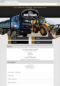 Rob-Trans Bydgoszcz - Usługi transportowo-ziemne