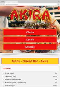 Akira - Oriental Bar, Kebab