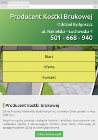 Producent Kostki Brukowej - Ginter