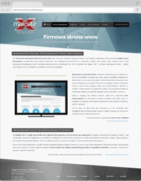 Projektowanie stron internetowych - Bydgoszcz - Maksite