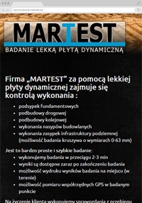 MARTEST - Badanie lekką płytą dynamiczną