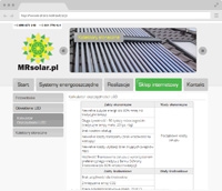 MRSolar - Systemy Energooszczędne - Fotowoltaika - LED