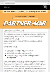 Firma elektroinstalacyjna PARTNER-MAR