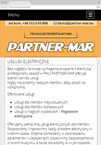 Electrical installation company PARTNER-MAR