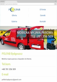 POLFAB - Mobilna myjnia parowa Bydgoszcz