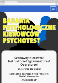 Badania psychologiczne kierowców PSYCHOTEST