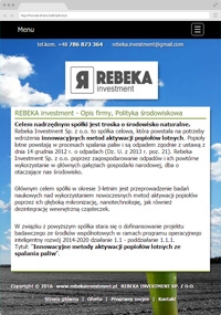 Rebeka Investment Sp. z o.o.