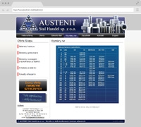 Austenit Steel Trade - Offer of stainless steel products