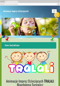 TRALALI - Animacje Imprez Dziecięcych