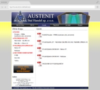 Austenit Steel Trade - Offer of plastic plates