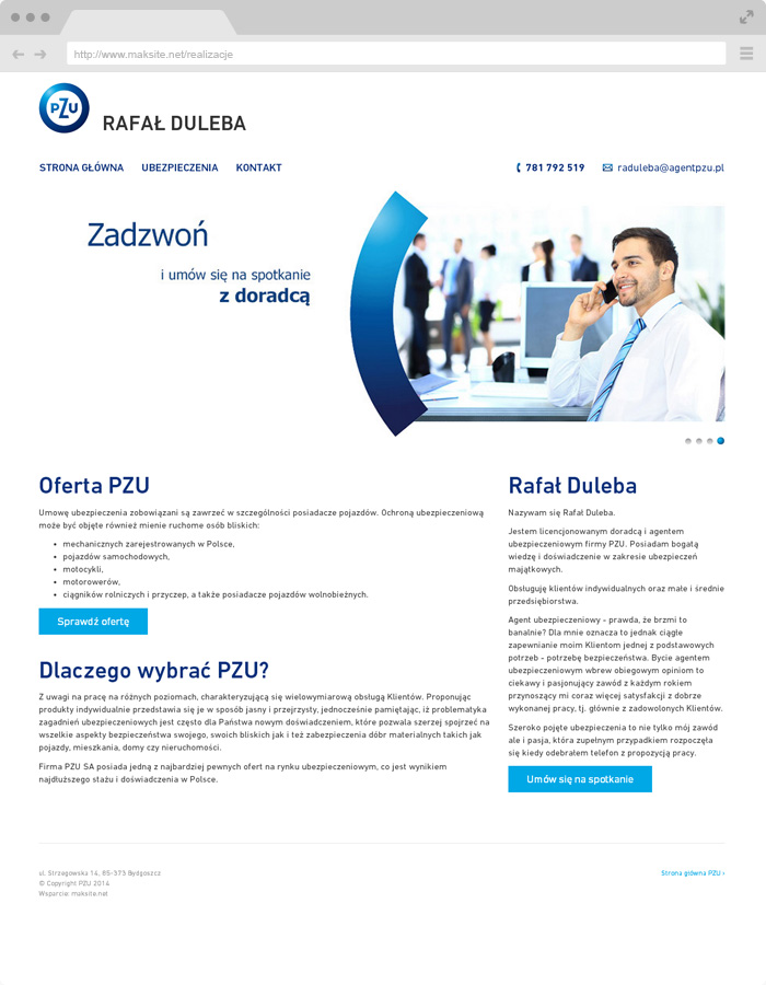 Rafał Duleba - Agent of PZU - Bydgoszcz