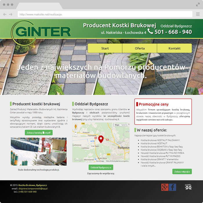 Manufacturer of cobblestones - Ginter