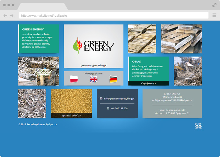 Green Energy - Recykling drewna