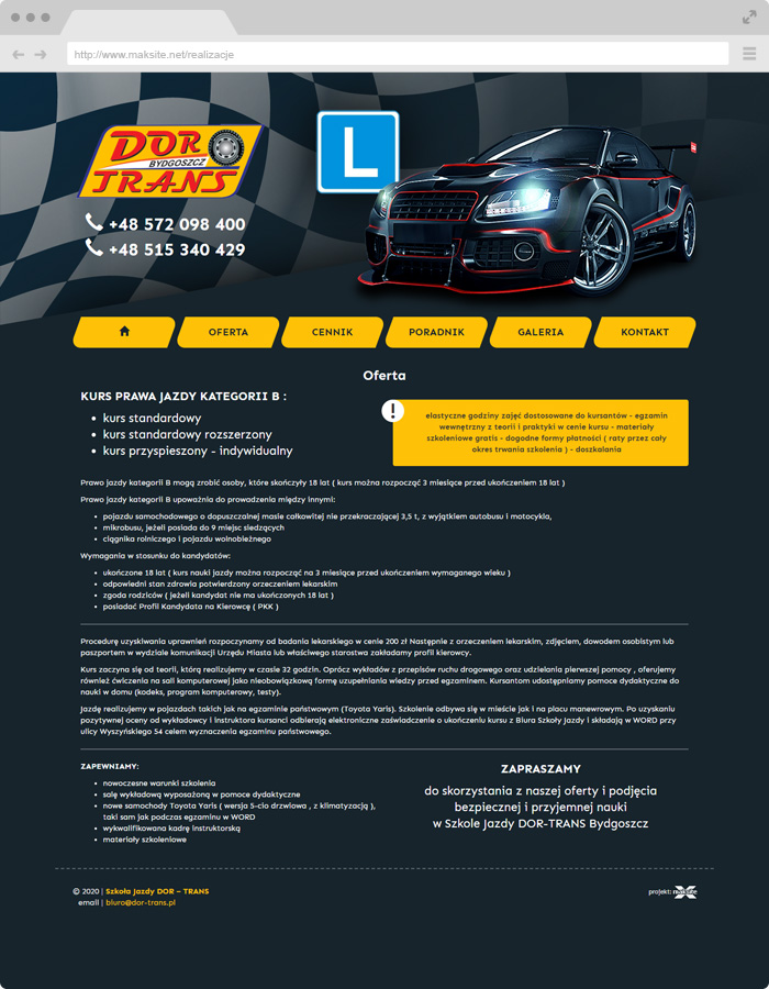 Driving School DOR – TRANS