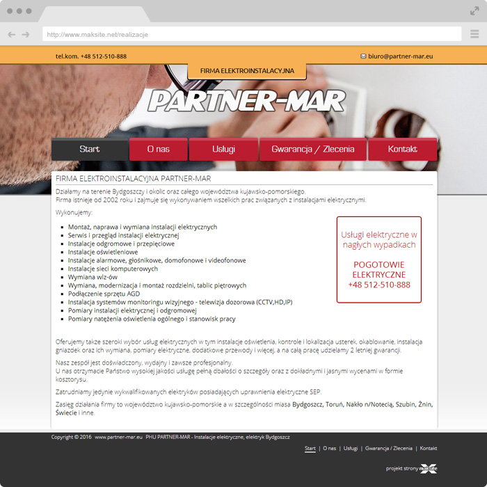 PARTNER-MAR Elektroinstallationsunternehmen