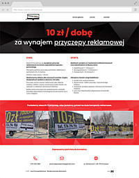 projekt strony internetowej