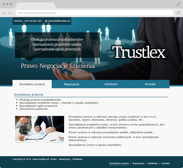 Trustlex - Recht, Verhandlung, Schulung